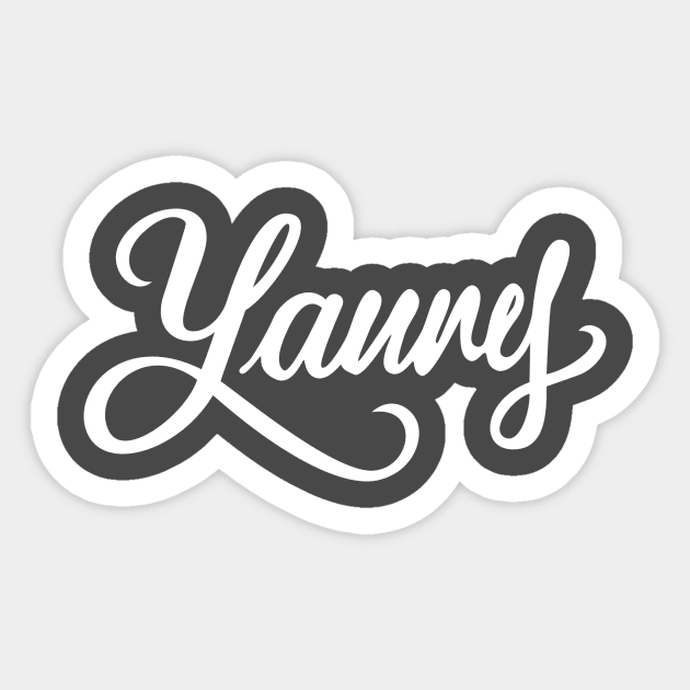 Yanny Laurel Yanny Laurel Sticker by cedownes.design